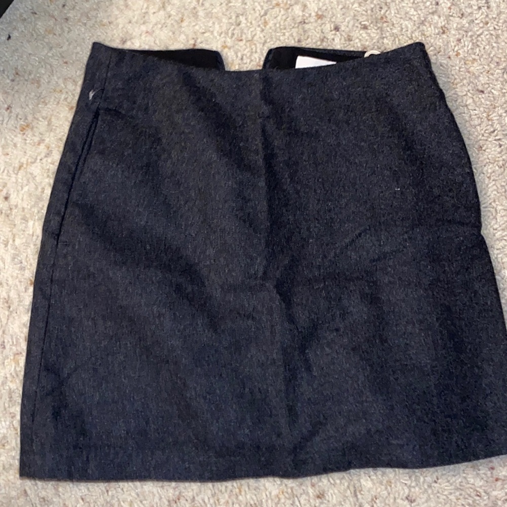 Aritzia Wilfred Essonne woolen grey skirt